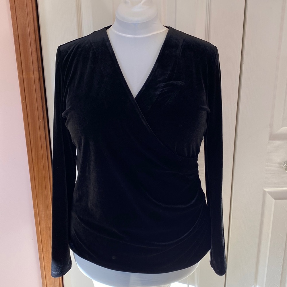 Talbots Velvet Top NWT L